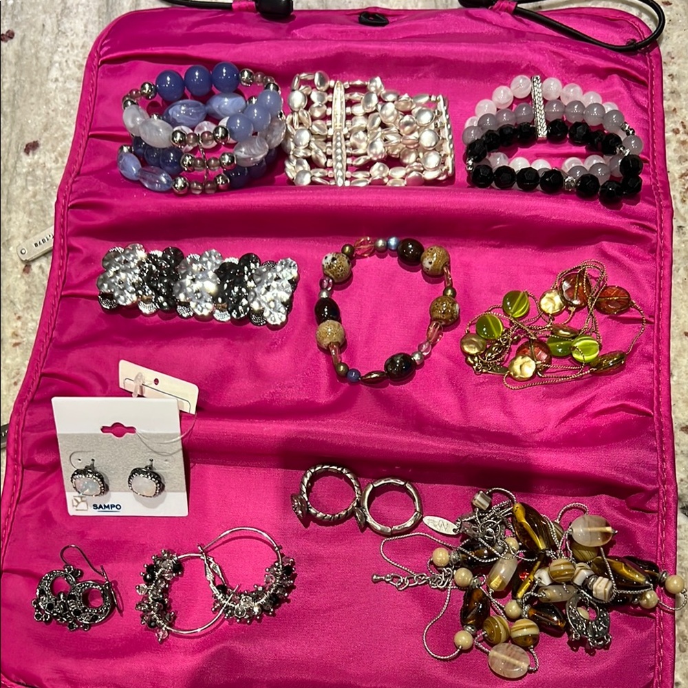 Jewelry Collection with Travel Case